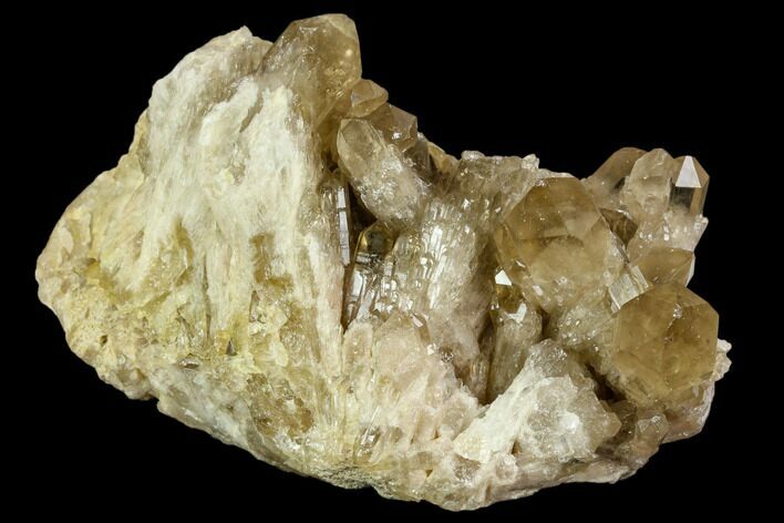 Smoky Citrine Crystal Cluster - Lwena, Congo #128423